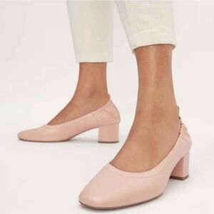 Everlane Soft Pink Block Heels